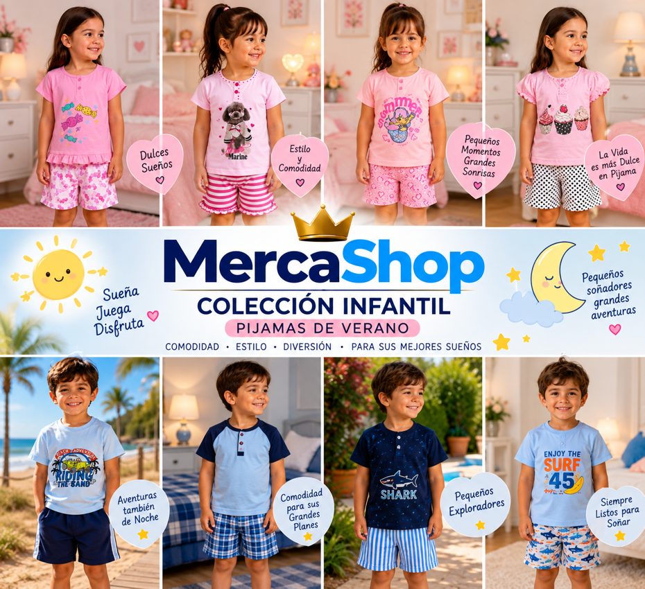 Pijamas de verano — colección Mercashop