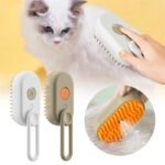 Cepillo de vapor para gatos, cepillo eléctrico 3 en 1 para perros, cepillos para pelo de gato para masaje, peine para el cuidado de mascotas, peines para depilación, productos para mascotas