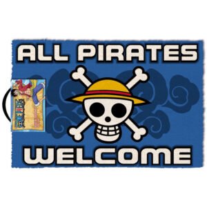 Felpudo All Pirates Welcome One Piece