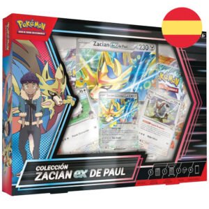Blister cartas Zacian Ex de Paul Pokemon español