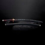 Replica Nichirin Sword Tanjiro Kamado Kyojuro Rengokus Sword Guard Demon Slayer Kimetsu no Yaiba 88cm