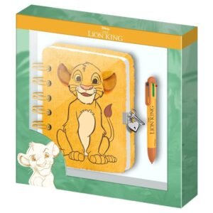 Diario peluche + Boligrafo El Rey Leon Disney