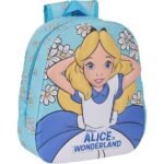 Mochila 3D Alicia en el Pais de las Maravillas Disney 33cm
