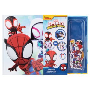Libro magnetico + sticker Spiderman Marvel