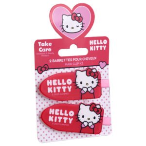 Blister 2 pinzas pelo Hello Kitty