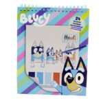 Cuaderno coloreable acuarelas Bluey