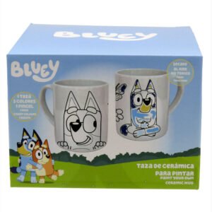 Taza para pintar Bluey