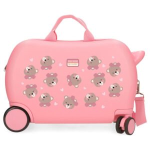 Maleta trolley ABS Baby Pets Bear Roll Road 45cm