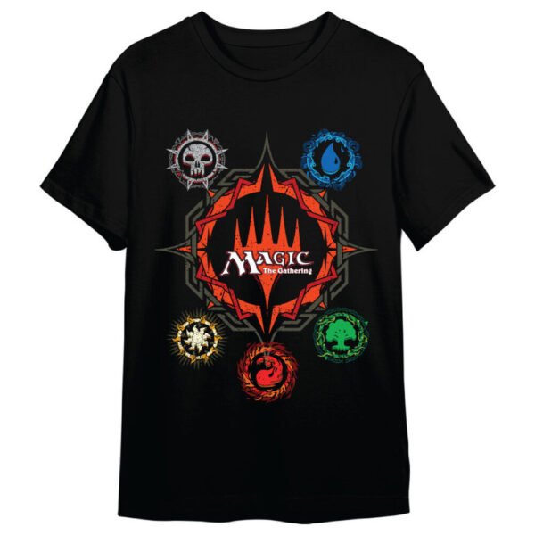 Camiseta Mana Symbols Magic the Gathering adulto