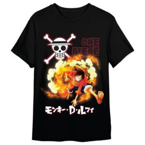 Camiseta Monkey D. Luffy Attack One Piece adulto