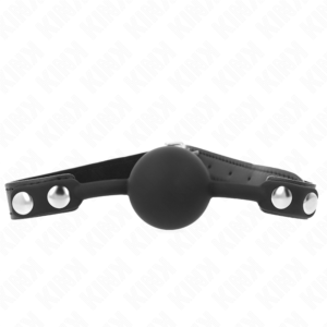 <div style="background-color: #ff4d4d; color: white; padding: 4px 12px; border-radius: 20px; display: inline-block; font-family: Arial, sans-serif; font-size: 14px; font-weight: bold; margin-bottom: 8px;"> 🔞 +18 </div> KINK - MORDAZA DE BOLA 4 CM DE SILICONA MODELO 1 60 x 2 CM