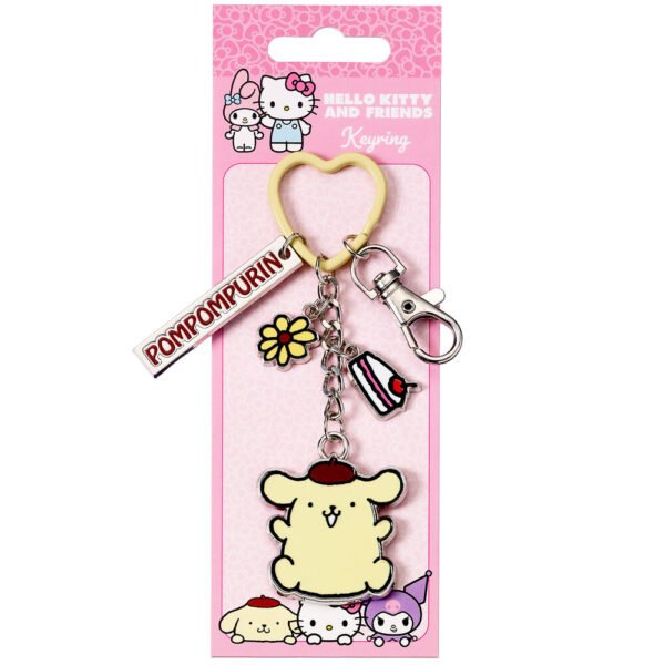 Llavero Pompompurin Hello Kitty