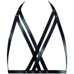 <div style="background-color: #ff4d4d; color: white; padding: 4px 12px; border-radius: 20px; display: inline-block; font-family: Arial, sans-serif; font-size: 14px; font-weight: bold; margin-bottom: 8px;">     🔞 +18 </div> BIJOUX INDISCRETS MAZE - SUJETADOR CON CORREAS NEGRO