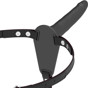 <div style="background-color: #ff4d4d; color: white; padding: 4px 12px; border-radius: 20px; display: inline-block; font-family: Arial, sans-serif; font-size: 14px; font-weight: bold; margin-bottom: 8px;">     🔞 +18 </div> FETISH SUBMISSIVE HARNESS - SILICONA NEGRO 15 CM