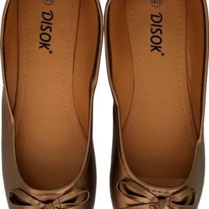 BAILARINAS MANOLETINAS "WEDDING" TALLA-S ORO