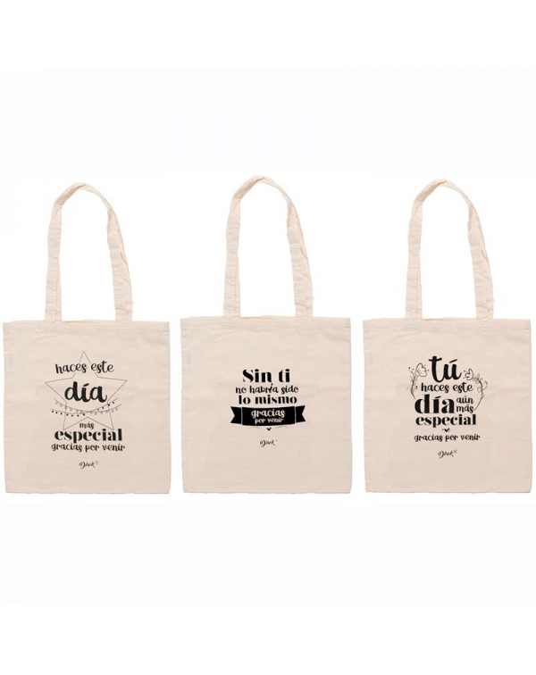 BOLSO YUTE "GRACIAS POR VENIR"