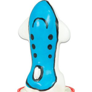 <div style="background-color: #ff4d4d; color: white; padding: 4px 12px; border-radius: 20px; display: inline-block; font-family: Arial, sans-serif; font-size: 14px; font-weight: bold; margin-bottom: 8px;">     🔞 +18 </div> CONDOMERIE - PRESERVATIVO DECORATIVO PINTADO A MANO AVIÓN