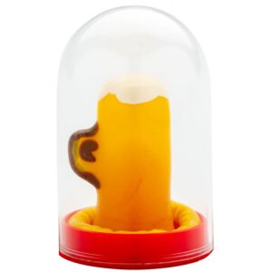 <div style="background-color: #ff4d4d; color: white; padding: 4px 12px; border-radius: 20px; display: inline-block; font-family: Arial, sans-serif; font-size: 14px; font-weight: bold; margin-bottom: 8px;"> 🔞 +18 </div> CONDOMERIE - PRESERVATIVO DECORATIVO PINTADO A MANO VASO DE CERVEZA