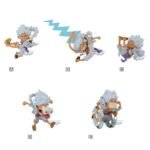 Figura World Collectable Monkey D Luffy Special One Piece 7cm