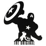 Placa pared Capitan America Vengadores Avengers Marvel