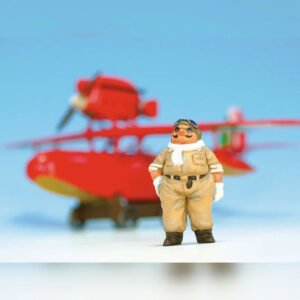 Maqueta Model Kit Savoia S.21 Seaplane + Figura Porco - Porco Rosso
