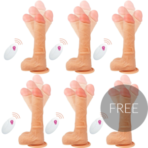 <div style="background-color: #ff4d4d; color: white; padding: 4px 12px; border-radius: 20px; display: inline-block; font-family: Arial, sans-serif; font-size: 14px; font-weight: bold; margin-bottom: 8px;">     🔞 +18 </div> CYBER SILICOCK - REALÍSTICO CONTROL REMOTO MR RICK 20.9 CM -O- 4 CM / 5 + 1 GRATIS