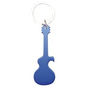 LLAVERO GUITARRA ABREBOTELLAS AZUL