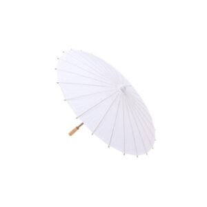 PARASOL PAPEL BAMBÚ BLANCO