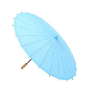 PARASOL PAPEL BAMBÚ AZUL