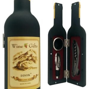 SET BOTELLA VINO 3 PIEZAS